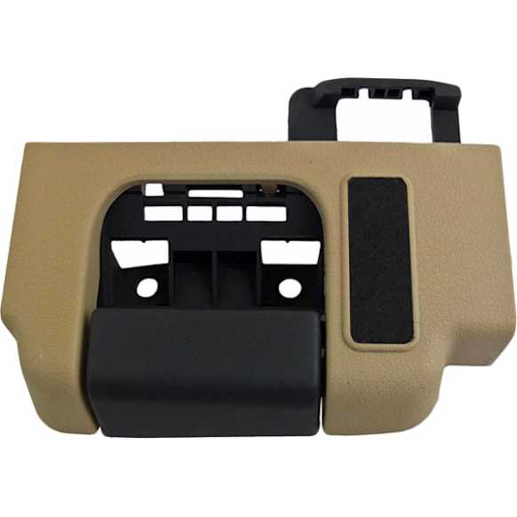 90839 Rear, Passenger Side Beige Interior Door Handle, Without Door Lock Button, Extended Cab Pickup, Help Series