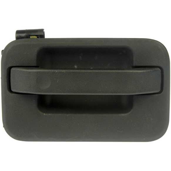 91001 Rear, Passenger Side Textured Black Exterior Door Handle, Without Key Hole, Help Series