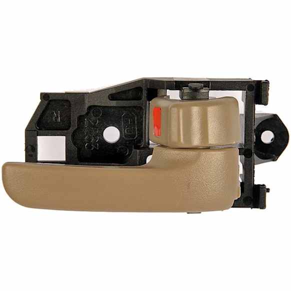 91005 Front Or Rear, Passenger Side Tan Interior Door Handle, With Door Lock Button, Help Series