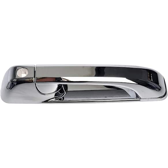 91011 Front, Passenger Side Chrome Exterior Door Handle, With Key Hole, Help Series