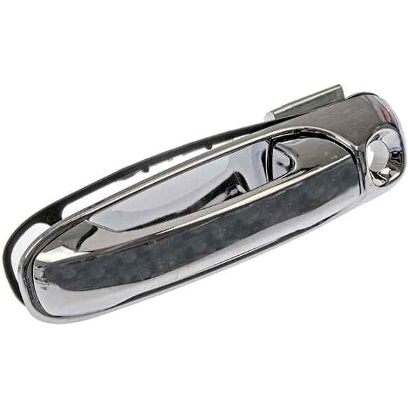91020 Front, Driver Side Chrome Exterior Door Handle, With Key Hole, Help Series