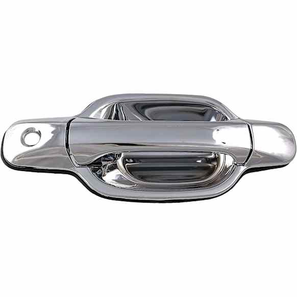 2005 Chevrolet Colorado - Front, Driver Side Chrome Exterior Door Handle, Without Key Hole, Help Series