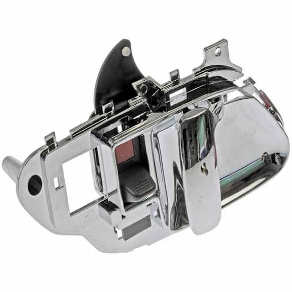 91184 Front Or Rear, Driver Side Chrome Interior Door Handle, With Door Lock Button, Help Series