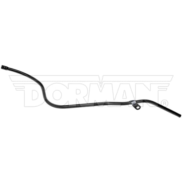 917-385 Help Series Oil Dipstick Tube - Black, Steel, Direct Fit