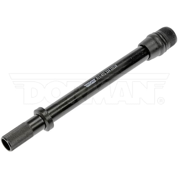 917-475 Help Series Oil Dipstick Tube - Black, Steel, Direct Fit
