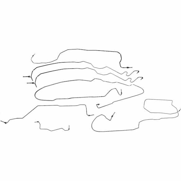 919-129 OE Solutions Series Brake Line, Stainless Steel