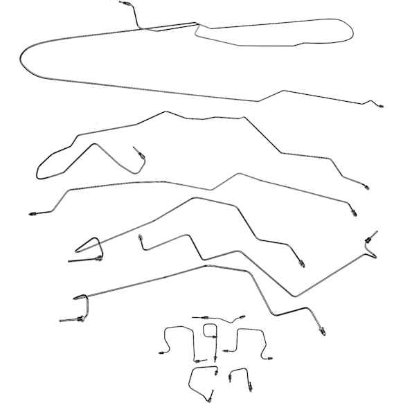 919-195 OE Solutions Series Brake Line, Stainless Steel