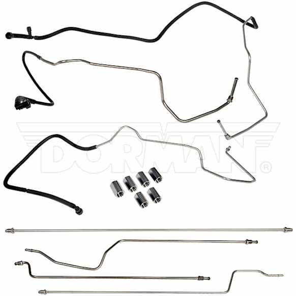 919-902 Fuel Line, Fuel Line, 9.5 mm OD Silver, Stainless Steel, OE Solutions Series