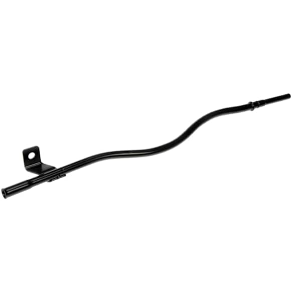 921-037 Help Series Oil Dipstick Tube - Black, Metal, Direct Fit