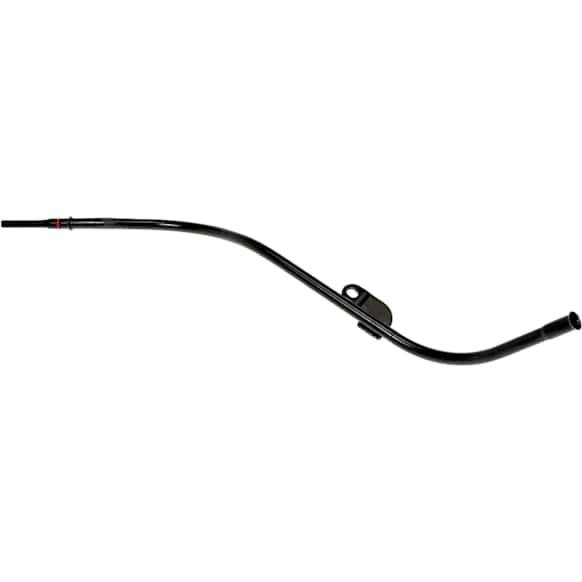 921-258 Oil Dipstick Tube - Black, Steel, Direct Fit