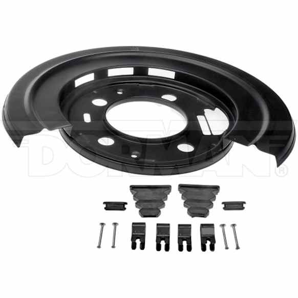 924-224 Brake Dust Shields Black, Steel, OE Solutions Series