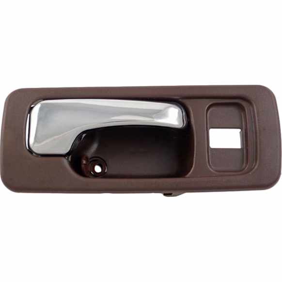 92430 Front, Passenger Side Brown Interior Door Handle, Without Door Lock Button, Help Series