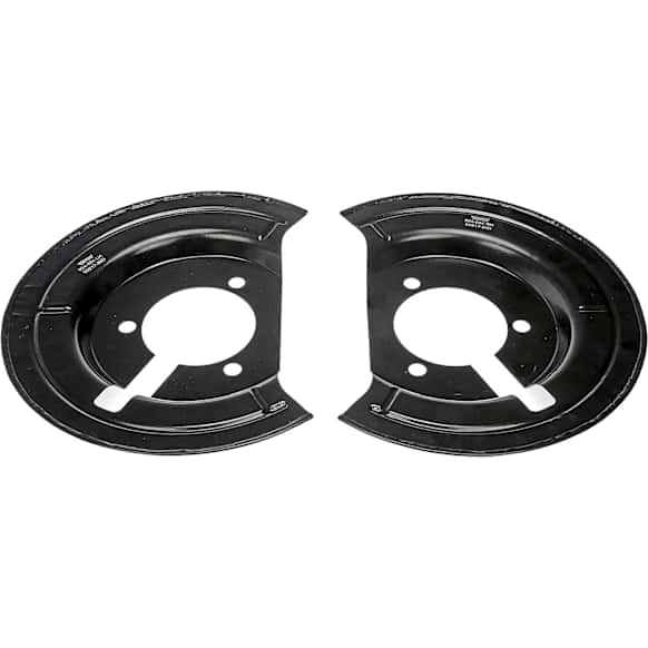 2017 Ram 1500 Tradesman 6 Cyl 3.6L - Front Brake Dust Shields, Black, Steel
