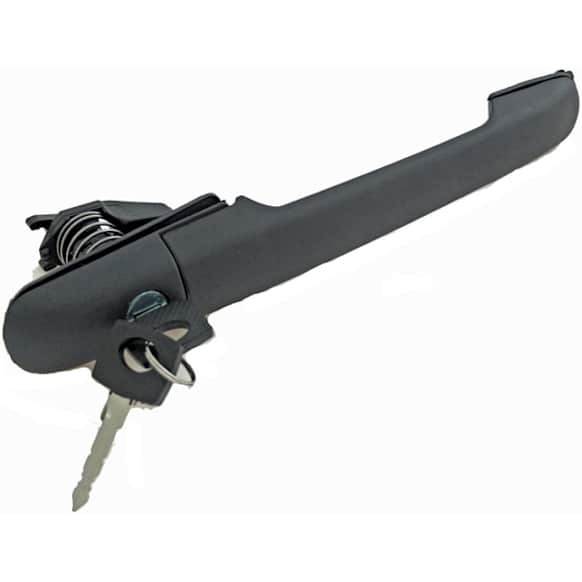 93130 Front, Driver or Passenger Side, or Rear, Passenger Side - Cargo Textured Black Exterior Door Handle, With Key Hole, Help Series