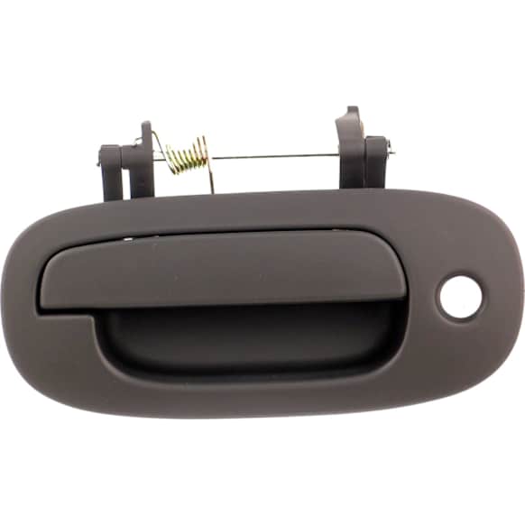 93469 Front, Driver Side Smooth Black Exterior Door Handle, With Key Hole, Help Series