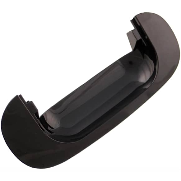 93508 Help Series Tailgate Handle Bezel, Smooth Black Plastic
