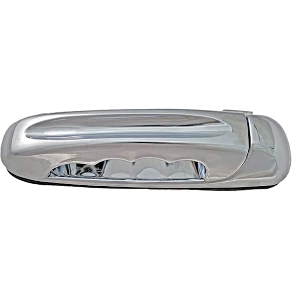 93524 Rear, Driver Side Chrome Exterior Door Handle, Without Key Hole, Help Series