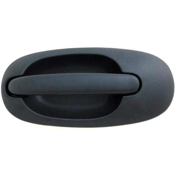 93591 Driver Side, Sliding Door Textured Black Exterior Door Handle, Without Key Hole, Help Series