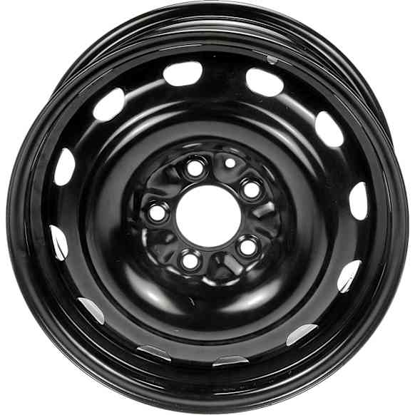 939-107 Steel Black Wheel, 16 in. X 6.5 in., 5 x 4.5 in. Bolt Pattern