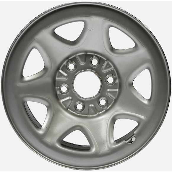 939-123 Steel Silver Wheel, 17 in. X 8 in.