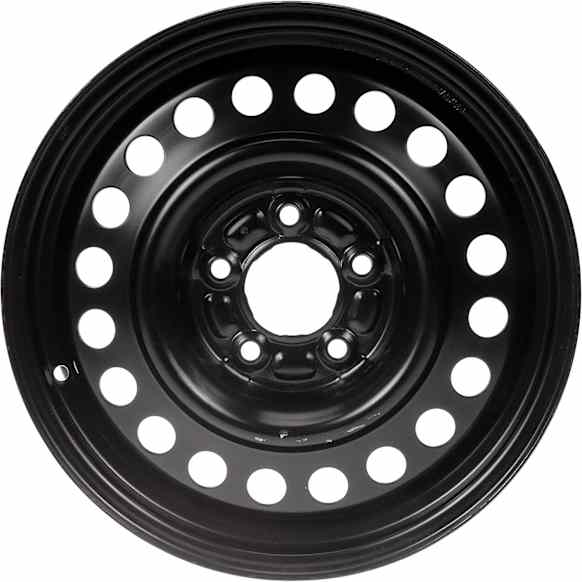 939-138 Steel Black Wheel, 16 in. X 6.5 in., 5 x 4.5 in. Bolt Pattern