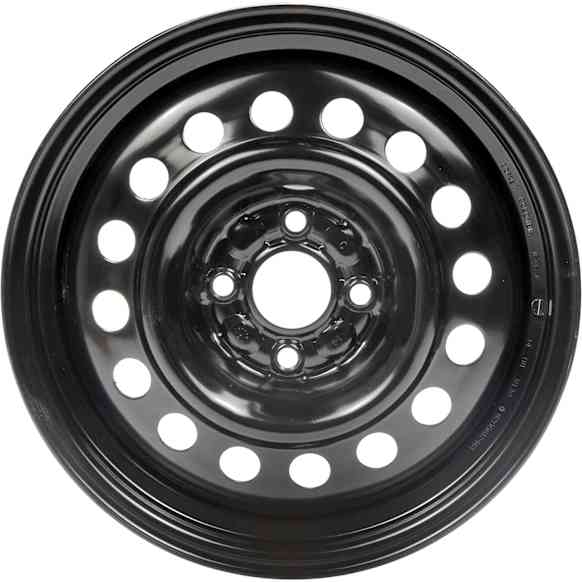 939-146 Steel Black Wheel, 15 in. X 6 in., 4 x 3.94 in. Bolt Pattern
