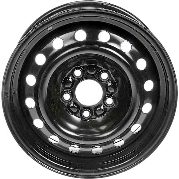 939-180 Steel Black Wheel, 15 in. X 6.5 in., 5 x 4.33 in. Bolt Pattern