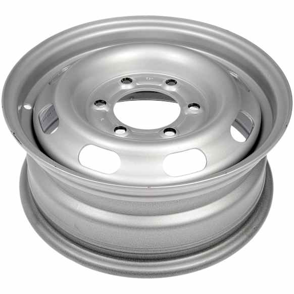 939-204 Steel Silver Wheel, 15 in. X 6 in., 6 x 5.5 in. Bolt Pattern