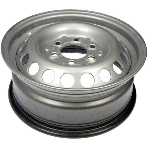 939-268 Steel Silver Wheel, 16 in. X 6.5 in., 6 x 5.12 in. Bolt Pattern