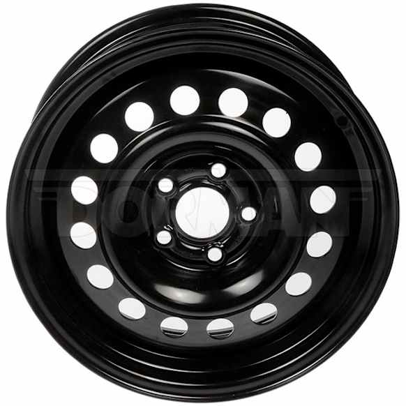 939-308 Steel Black Wheel, 16 in. X 7.5 in., 5 x 3.94 in. Bolt Pattern