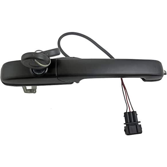 94503 Front, Driver Side Textured Black Exterior Door Handle, Without Key Hole, Help Series