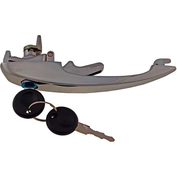 94540 Front, Driver or Passenger Side Zinc Exterior Door Handle, With Key Hole, Help Series