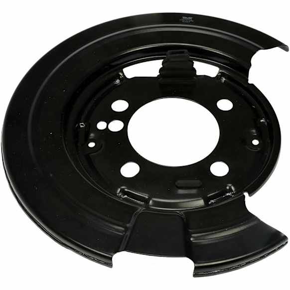 947-013 Rear, Passenger Side Brake Dust Shields Black, Steel, OE Solutions Series