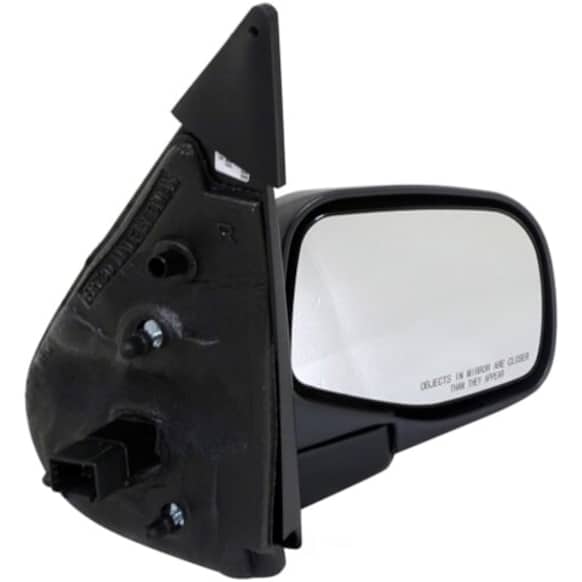955-045 Passenger Side Mirror, Power Adjust, Non-Heated, Manual Folding, Black, No Signal Light, No Memory, No Puddle Light, No Auto-Dim, No Blind Spot Feature