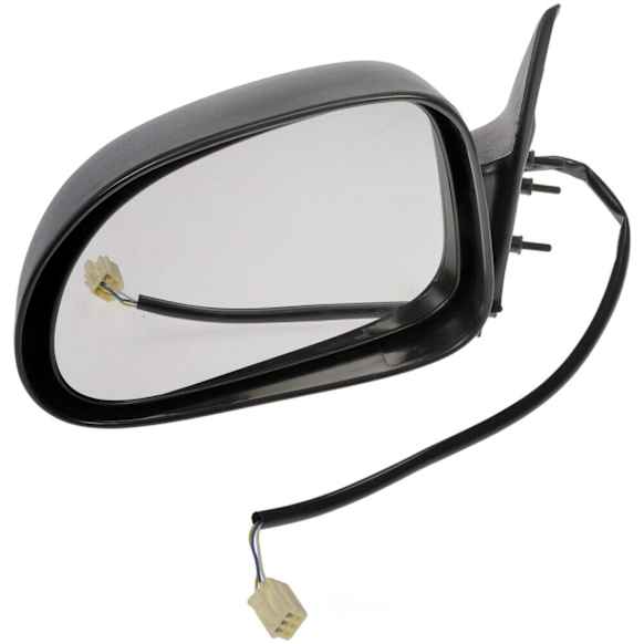 1999 Dodge Durango - Driver Side Mirror, Power Adjust, Non-Heated, Black, Non-Folding, No Signal Light, No Blind Spot Feature, No Memory, No Puddle Light, No Auto-Dim