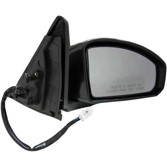 955-1015 Coupe Passenger Side Mirror, Power Adjust, Non-Heated, Manual Folding, Black, No Signal Light, No Memory, No Puddle Light, No Auto-Dim, No Blind Spot Feature