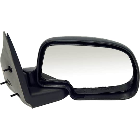 955-1178 Passenger Side Mirror, Manual Adjust, Non-Heated, Manual Folding, Chrome, No Signal Light, No Memory, No Puddle Light, No Auto-Dim, No Blind Spot Feature