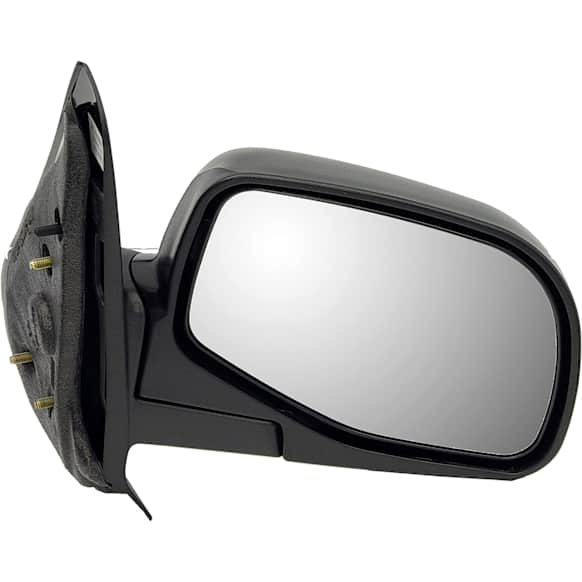 955-1378 Passenger Side Mirror, Manual Adjust, Non-Heated, Manual Folding, Black, No Signal Light, No Memory, No Puddle Light, No Auto-Dim, No Blind Spot Feature