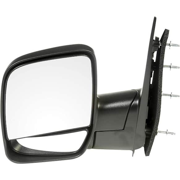 955-1454 Driver Side Mirror, Power Adjust, Non-Heated, Power Folding, Black, No Signal Light, No Memory, No Puddle Light, No Auto-Dim, No Blind Spot Feature