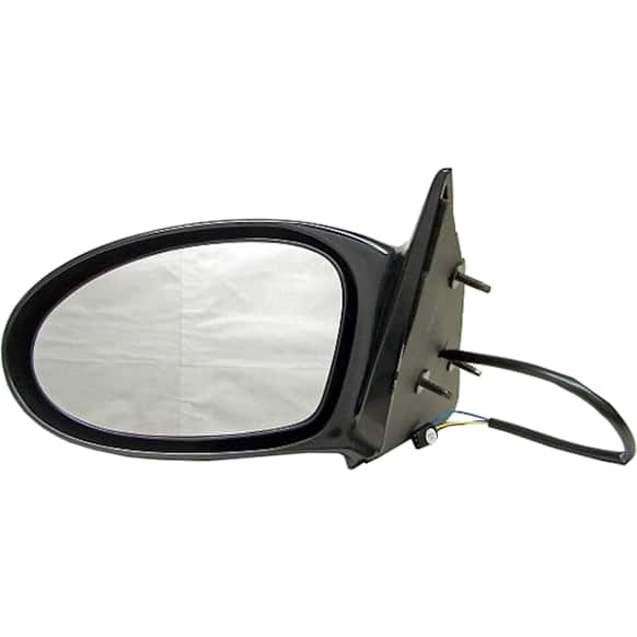 955-1504 Driver Side Mirror, Power Adjust, Non-Heated, Non-Folding, Black, No Signal Light, No Memory, No Puddle Light, No Auto-Dim, No Blind Spot Feature