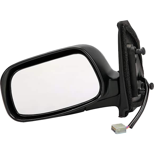 955-1650 Driver Side Mirror, Power Adjust, Non-Heated, Power Folding, Black, No Signal Light, No Memory, No Puddle Light, No Auto-Dim, No Blind Spot Feature