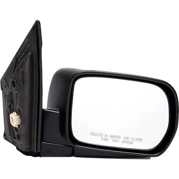 955-1699 Passenger Side Mirror, Power Adjust, Heated, Manual Folding, Black, No Signal Light, No Memory, No Puddle Light, No Auto-Dim, No Blind Spot Feature