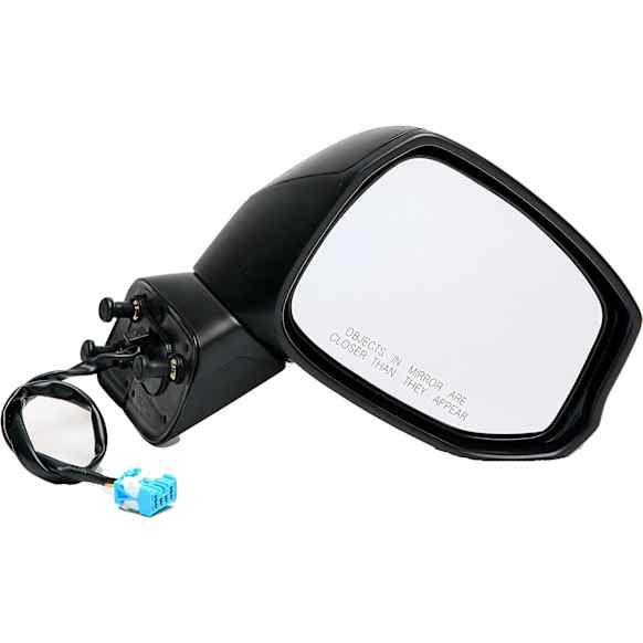 955-1729 Passenger Side Mirror, Power Adjust, Heated, Power Folding, Black, No Signal Light, No Memory, No Puddle Light, No Auto-Dim, No Blind Spot Feature