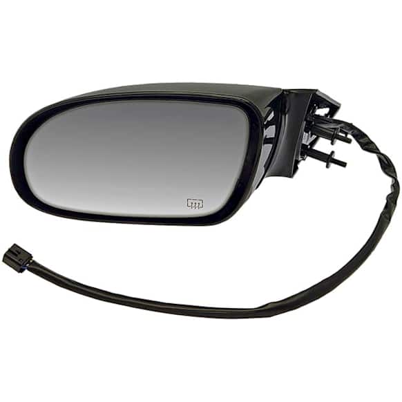 1995 Buick Roadmaster - Driver Side Mirror, Power Adjust, Non-Heated, Black, Non-Folding, No Signal Light, No Blind Spot Feature, No Memory, No Puddle Light, No Auto-Dim