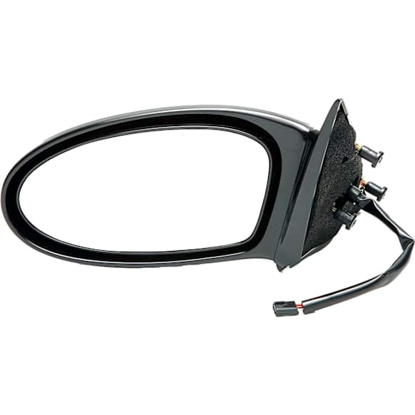955-1867 Driver Side Mirror, Power Adjust, Non-Heated, Power Folding, Black, No Signal Light, No Memory, No Puddle Light, No Auto-Dim, No Blind Spot Feature