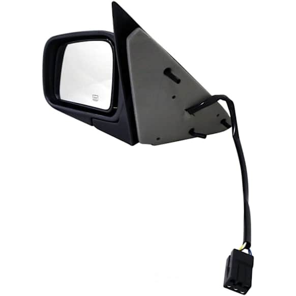 955-263 Driver Side Mirror, Power Adjust, Heated, Manual Folding, Black, No Signal Light, No Memory, No Puddle Light, No Auto-Dim, No Blind Spot Feature