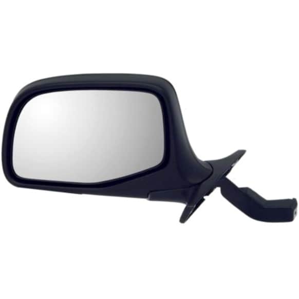 955-269 Driver Side Mirror, Manual Adjust, Non-Heated, Manual Folding, Black, No Signal Light, Without Memory Recall, No Puddle Light, No Auto-Dimming, No Blind Spot Feature