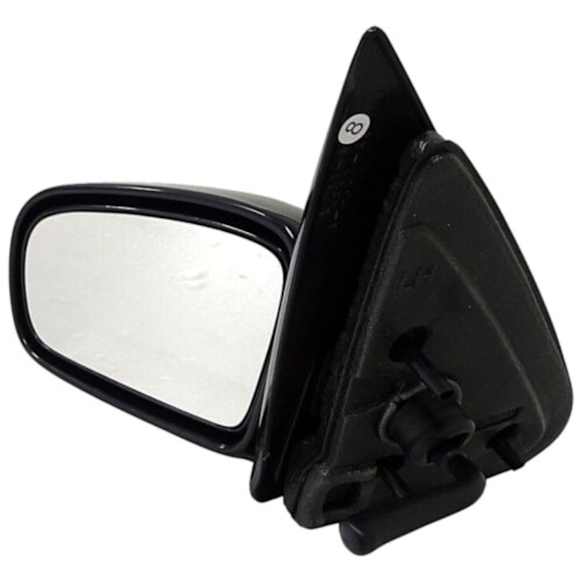 1995 Chevrolet Cavalier - Driver Side Mirror,  With Remote Control, Manual Adjust, Non-Heated, Black, Non-Folding, No Signal Light, No Blind Spot Feature, No Memory, No Puddle Light, No Auto-Dim, Sedan