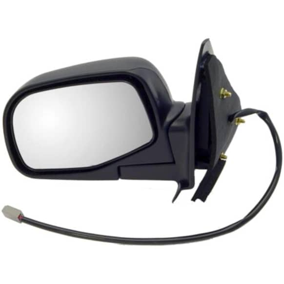 2000 Ford Ranger - Driver Side Mirror, Fleetside, Power Adjust, Non-Heated, Black, Manual Folding, No Signal Light, No Blind Spot Feature, No Memory, No Puddle Light, No Auto-Dim