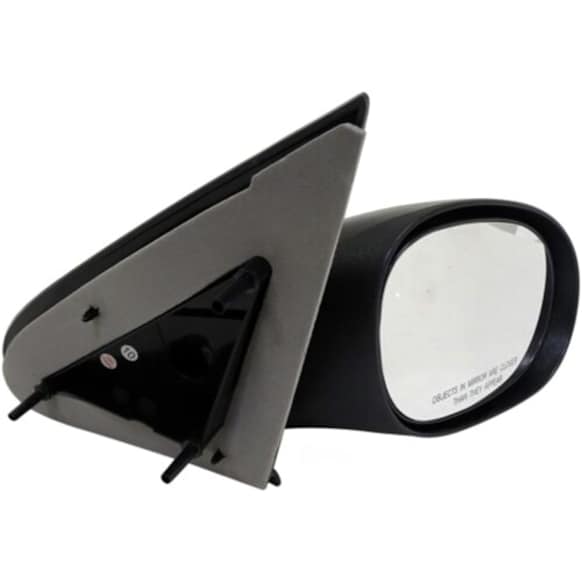 955-388 Passenger Side Mirror, Manual Adjust, Non-Heated, Non-Folding, Black, No Signal Light, No Memory, No Puddle Light, No Auto-Dim, No Blind Spot Feature